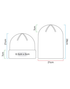 Módná čiapka s nášivkou - Beechfield