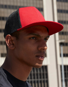 Original Flat Peak 6 panelový Trucker - Beechfield