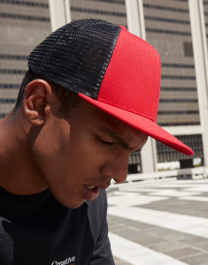 Original Flat Peak 6 panelový Trucker - Beechfield