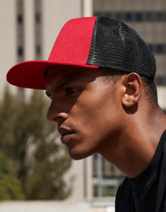 Original Flat Peak 6 panelový Trucker - Beechfield