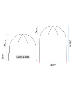 Rebrovaná čiapka Beanie Polylana® - Beechfield