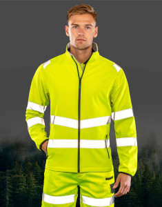 Recyklovaný potlačiteľný bezpečnostný í Softshell - Result