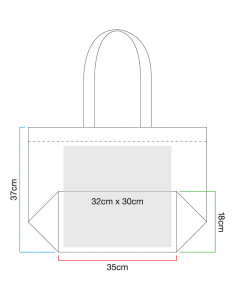 Klasická nákupná taška z prírodnej škrobenej juty - Westford Mill