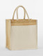 Cotton Pocket Natural Starched Jute Midi Tote - Westford Mill