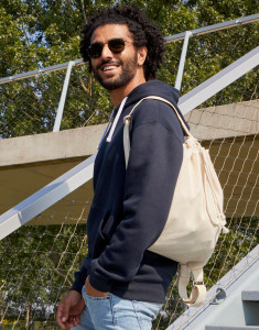 Originals kontrastná pánska mikina s kapucňou - SG