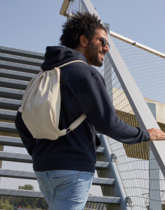 Originals kontrastná pánska mikina s kapucňou - SG