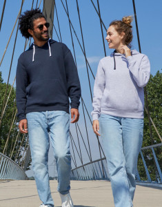 Originals kontrastná dámska mikina s kapucňou - SG