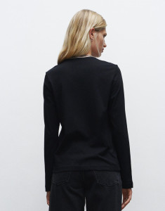 Dámske tričko Regular s dlhými rukávmi - True Blanks