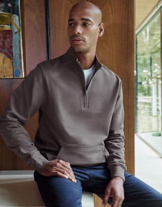 1/4 Zip Pique Sweatshirt - Kustom Kit