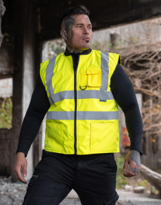 Hi-Vis Reversible Bodywarmer „Ural“ - Korntex