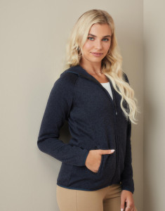 Lux Hooded Knit Fleece Jacket for women - Stedman