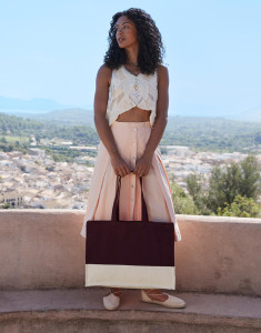 EarthAware® Organic Contrast Shopper - Westford Mill