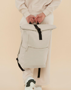 Premium recyklovaný batoh s rolovacím vrchom - Bag Base