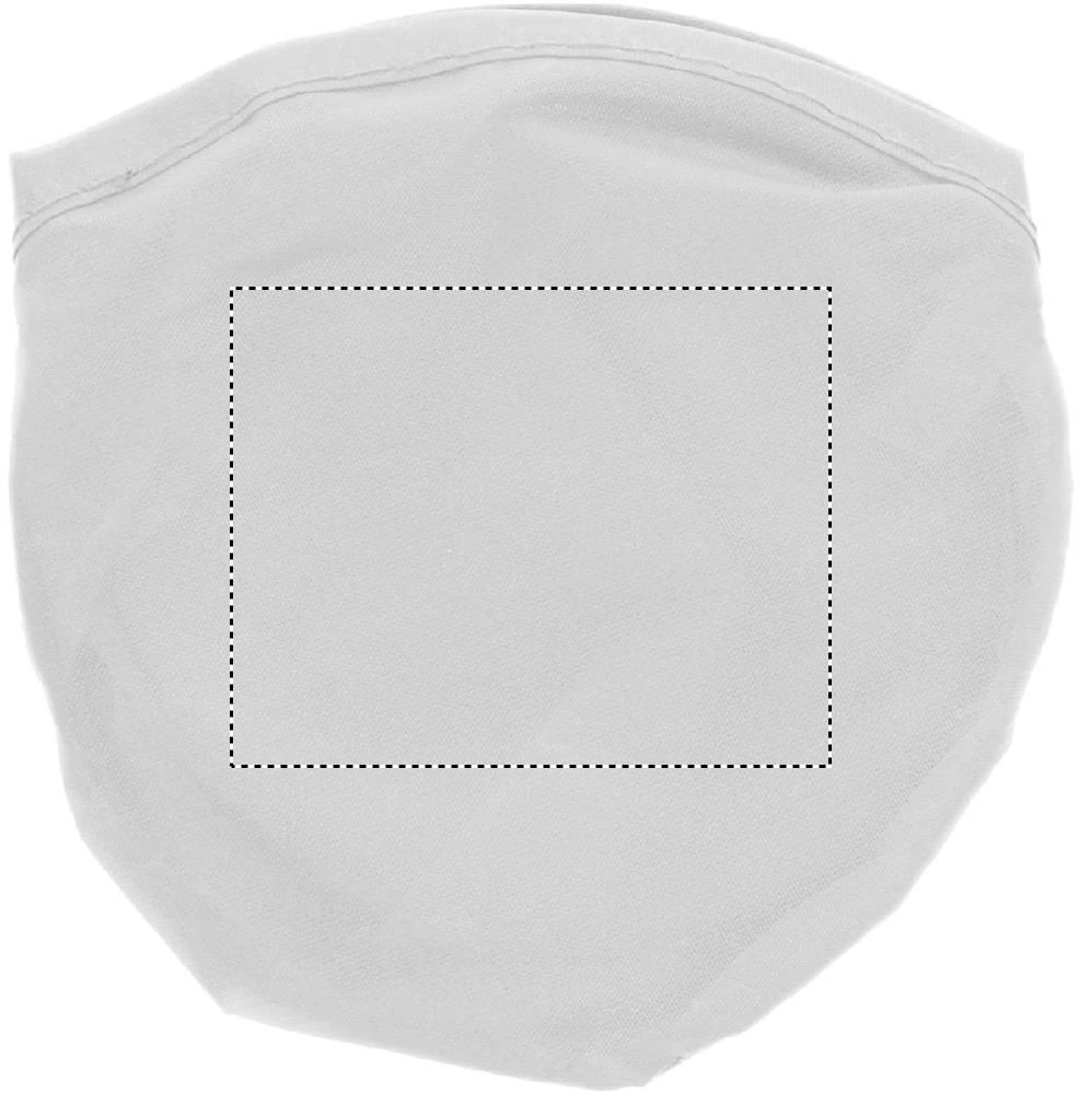 Skladací frisbee – bílá – tlačová plocha – Puzdro
