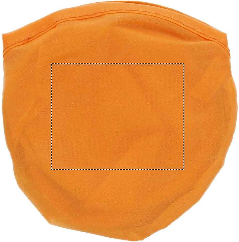Skladací frisbee – oranžová – tlačová plocha – Puzdro