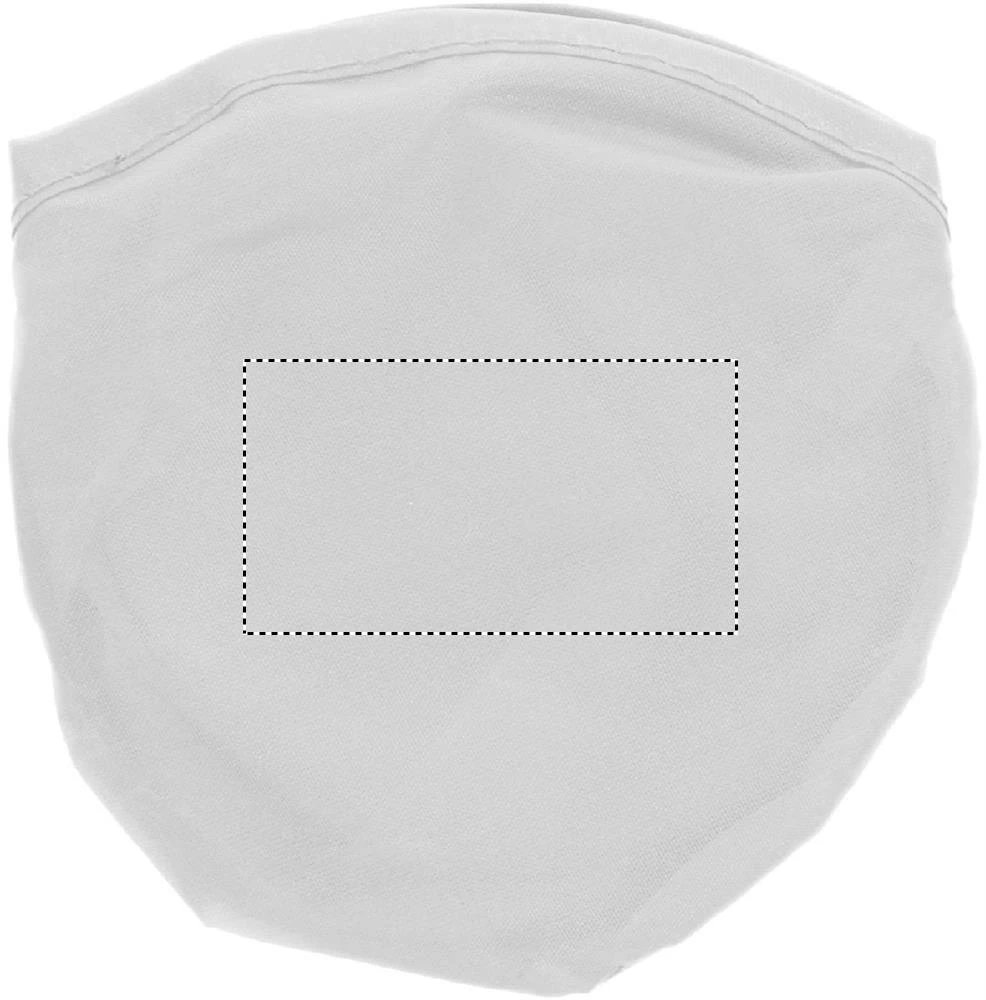 Skladací frisbee – bílá – tlačová plocha – POUCH PAD
