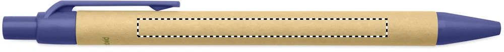 EKO guľôčkové pero – modrá – tlačová plocha – BARREL L HANDED PD