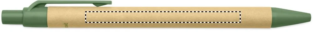 EKO guľôčkové pero – limetková – tlačová plocha – BARREL L HANDED PD