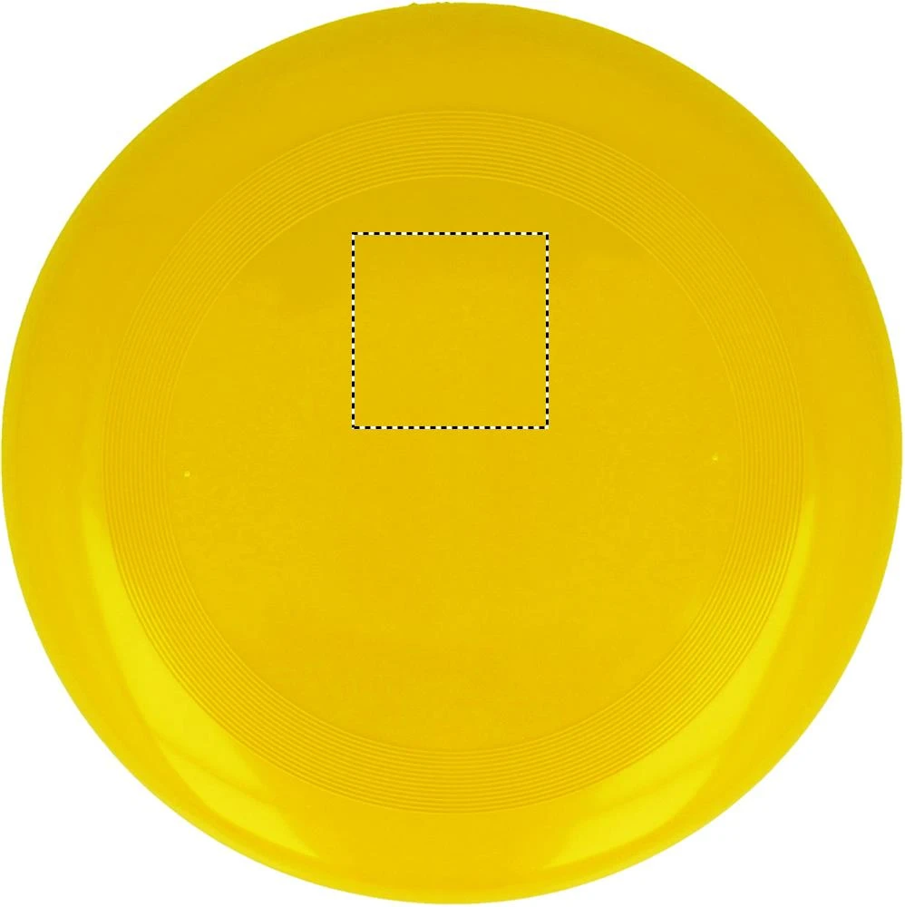 Frisbee – žlutá – tlačová plocha – TOP SCREEN