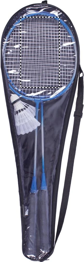 Badminton pre  2 osoby – vícebarevné – tlačová plocha – PVC BAG FRONT