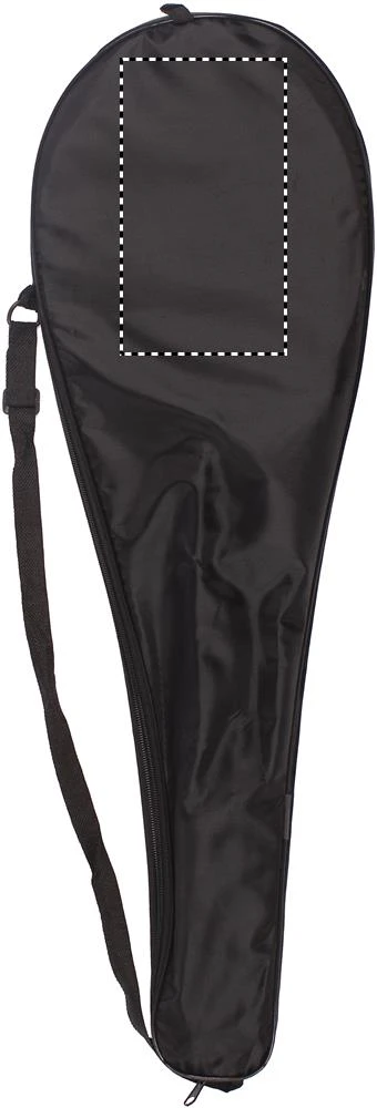 Badminton pre  2 osoby – vícebarevné – tlačová plocha – BACK ROUNDPART