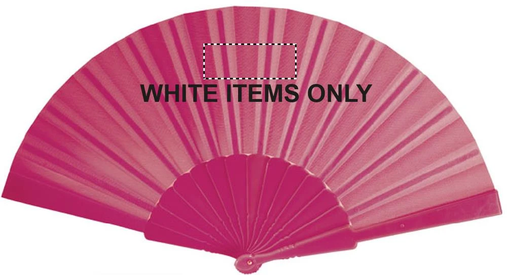 Vejár – fuchsiová – tlačová plocha – FRONT ON WHITE