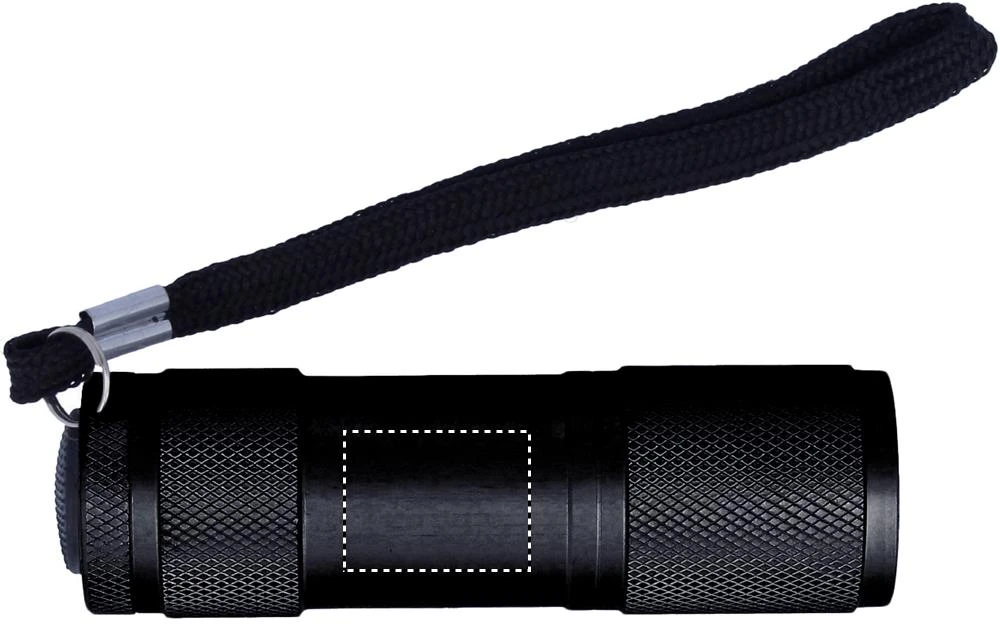 LED svietidlo – černá – tlačová plocha – TORCH BACK