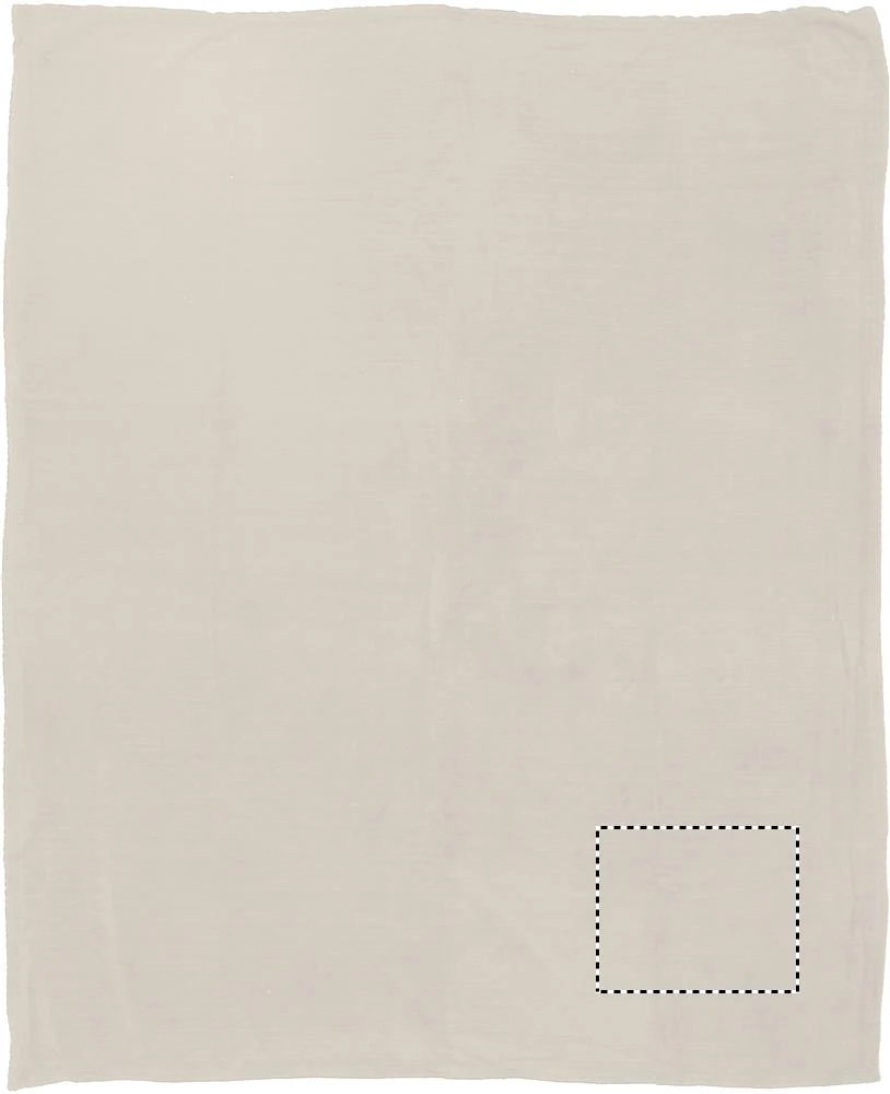 Fleecová deka – béžová – tlačová plocha – BLANKET