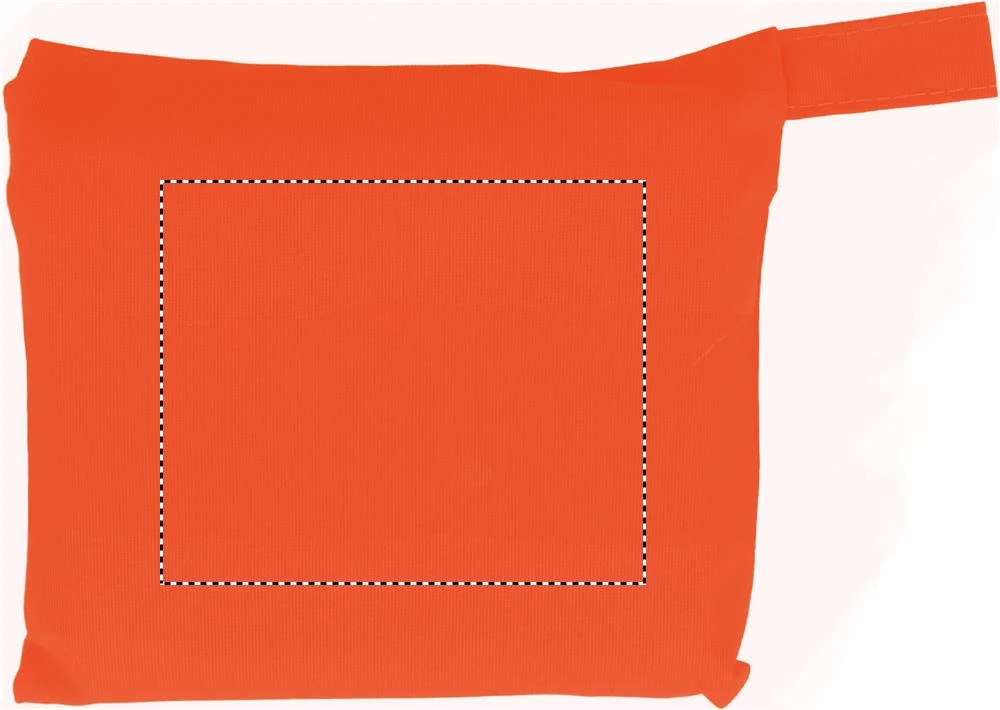 Pletená vesta – oranžová – tlačová plocha – Puzdro