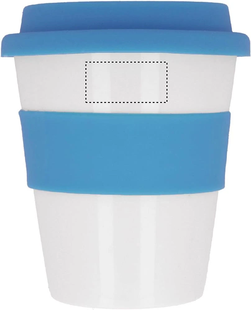 PP pohár – modrá – tlačová plocha – MUG FRONT UPPER