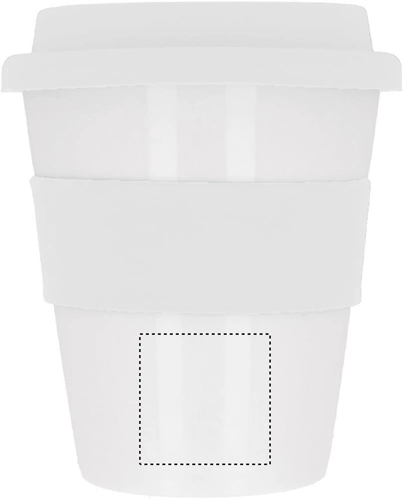 PP pohár – bílá – tlačová plocha – MUG FRONT LOWER