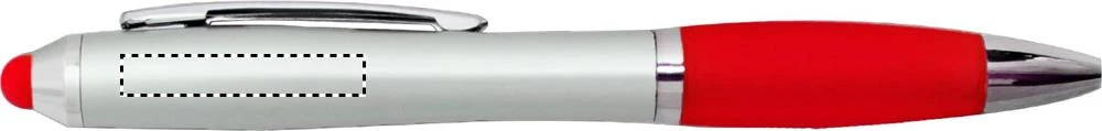 Rio Touch Color Stylus Guľôčko – červená – tlačová plocha – BARREL L HANDED PD