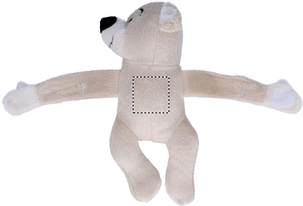Fleecová deka s mackom – tlačová plocha – BODY OF BEAR