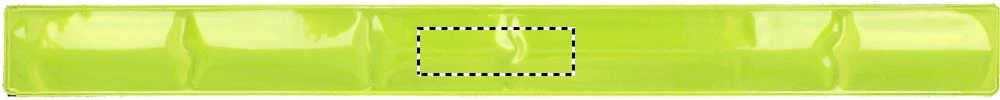 Reflexný pás – žlutá – tlačová plocha – CENTER