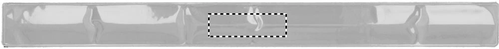 Reflexný pás – stříbrná – tlačová plocha – CENTER