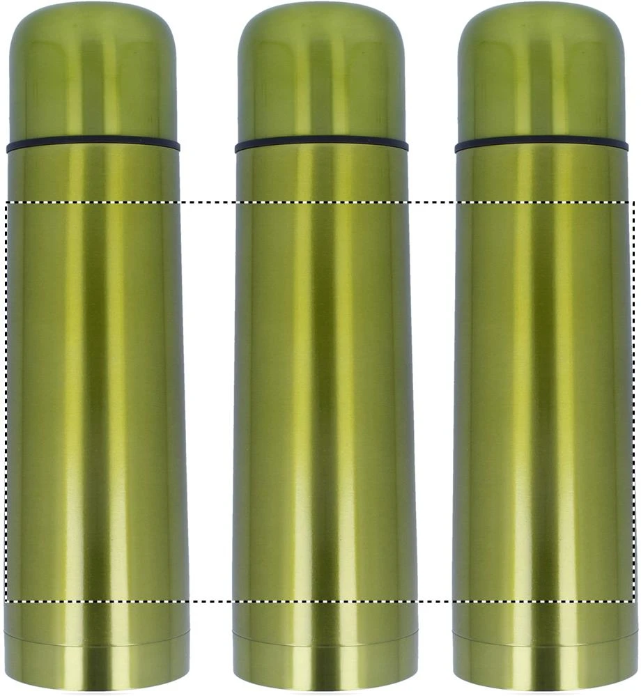 Termoska – limetková – tlačová plocha – 360 LASER