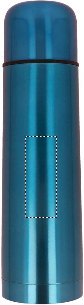 Termoska – tyrkysová – tlačová plocha – BOTTLE FRONT