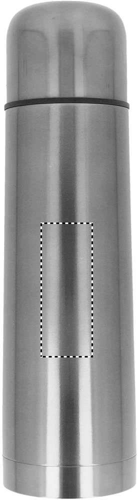 Termoska – matná stříbrná – tlačová plocha – BOTTLE FRONT