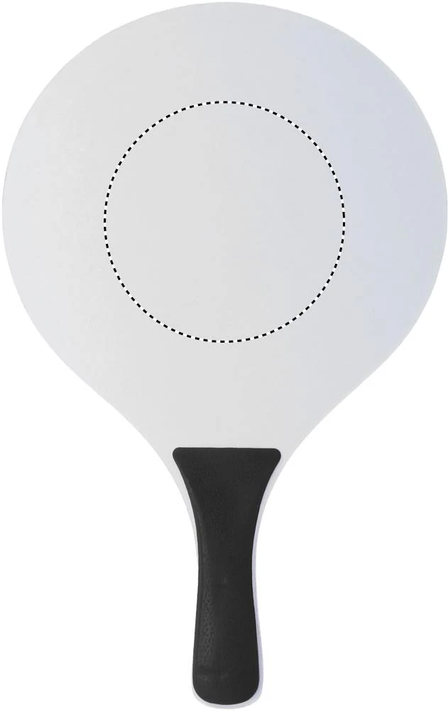 Set pre plážový tenis – černá – tlačová plocha – RACKET 2 SCREEN