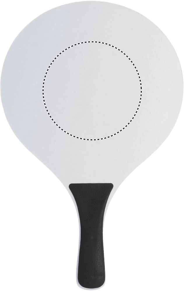 Set pre plážový tenis – černá – tlačová plocha – RACKET 1 BACK SCREEN