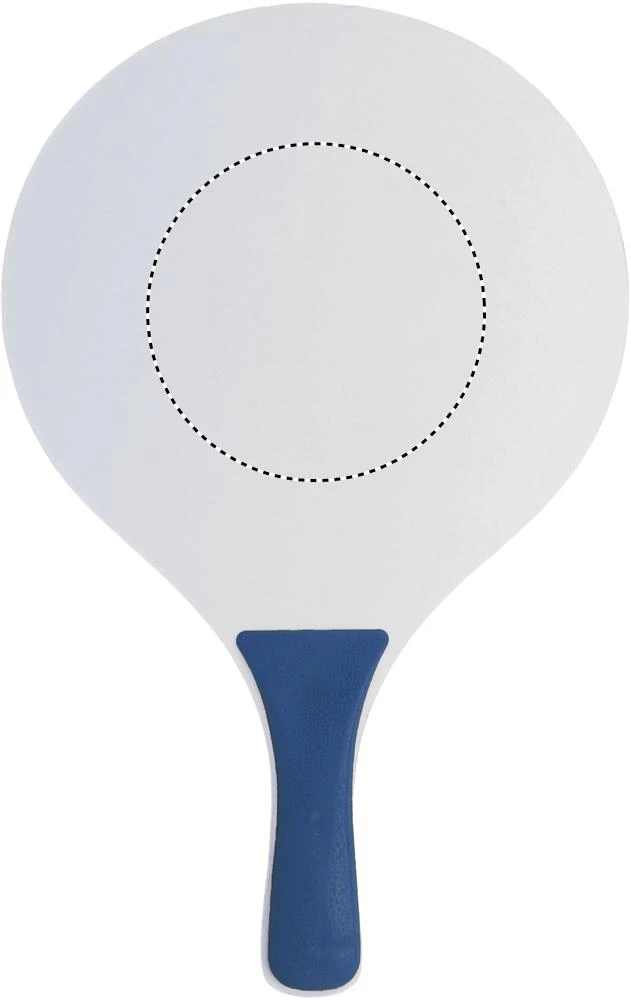 Set pre plážový tenis – modrá – tlačová plocha – RACKET 1 BACK SCREEN