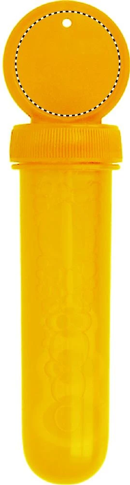 Bublifuk – žlutá – tlačová plocha – HANDLE FRONT
