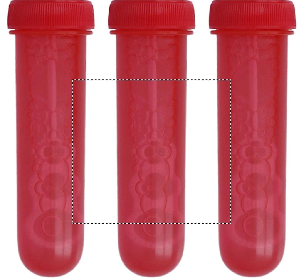 Bublifuk – červená – tlačová plocha – BOTTLE DL
