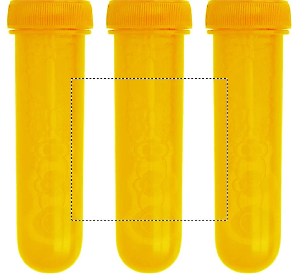 Bublifuk – žlutá – tlačová plocha – BOTTLE DL