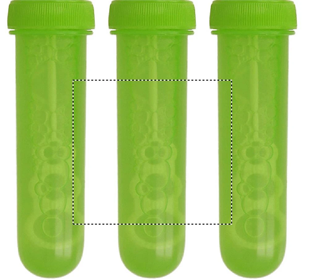Bublifuk – limetková – tlačová plocha – BOTTLE DL