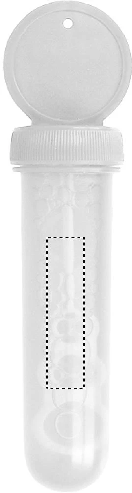 Bublifuk – bílá – tlačová plocha – BOTTLE BACK