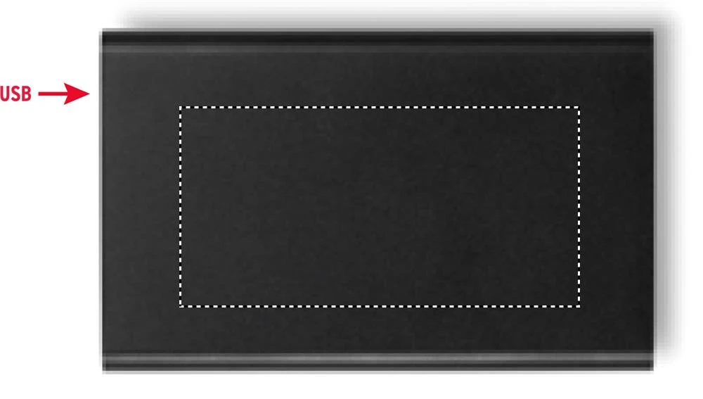 Púzdro s PC príslušenstvom – černá – tlačová plocha – POWERBANK