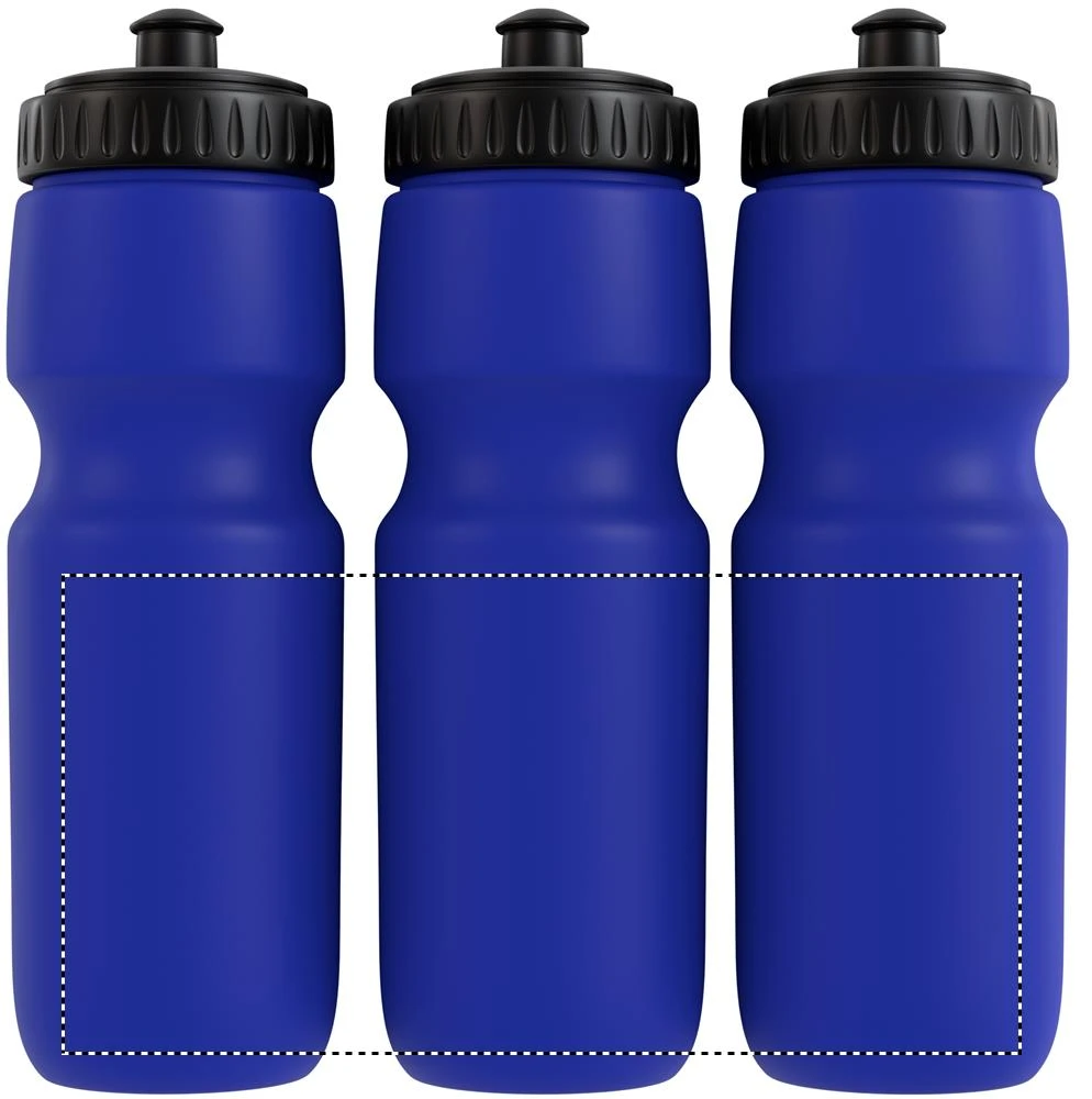 Športová fľaša 700 ml – modrá – tlačová plocha – BOTTLE DL