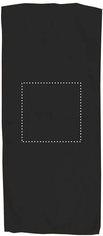Športový uterák s obalom – černá – tlačová plocha – TOWEL FRONT