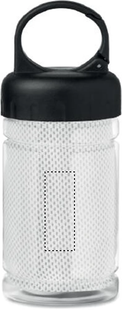 Chladiaci uterák – bílá – tlačová plocha – BOTTLE PAD